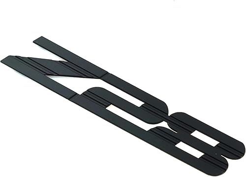 Miniatura 4 de 1 calcomanía de repuesto para guardabarros de puerta delantera, emblema 3D Z28 para Camaro 10139552 (negro mate)