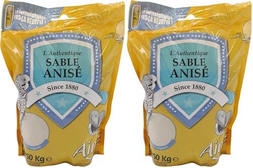 Aime Fond de Cage Sable Anisé pour Oiseaux 1,150 Kg (Lot de 2)