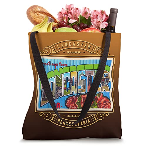 Lancaster Pennsylvania PA Large Letter Postcard Ornate Tote Bag miniatura 4