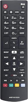 AKB74915324 Replacement Remote Control for LG TV 32LH590U/604V 40UH630V 43LH590V/604V/630V/603V/610V/620V/664V 49LHHH590V/604V/610V/620V/661V/661V 4V