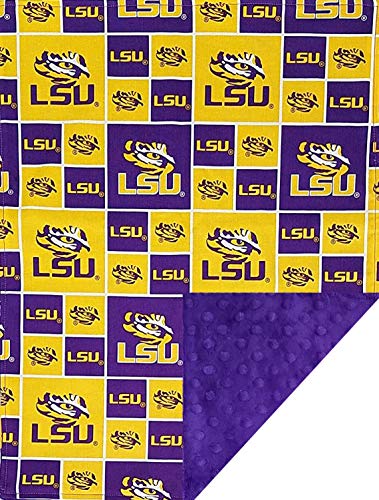 Future Tailgater LSU Tigers Licensed Minky Blanket (36
