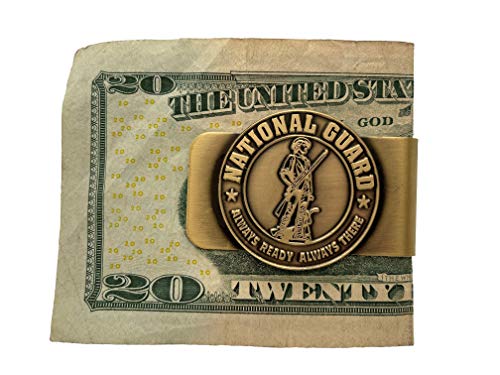 U.S. National Guard Money Clip National Guard Gift | Veteran and Military Gift |3