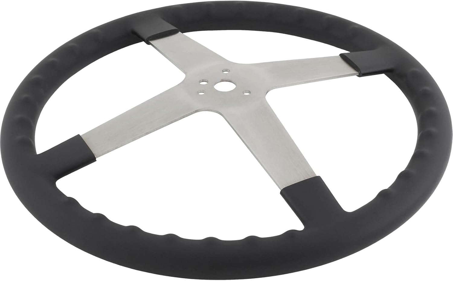 Competition 4-Spoke Bell-Style Steering Wheel, 15 Inch, Dished