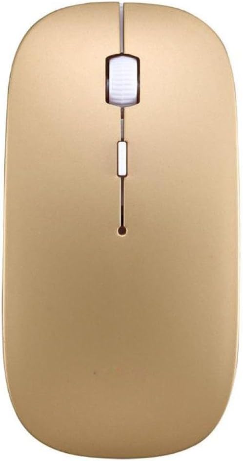Pochers® 2400 DPI 4 Button Optical USB Wireless Gaming Mouse Mice For PC Laptop (Gold)