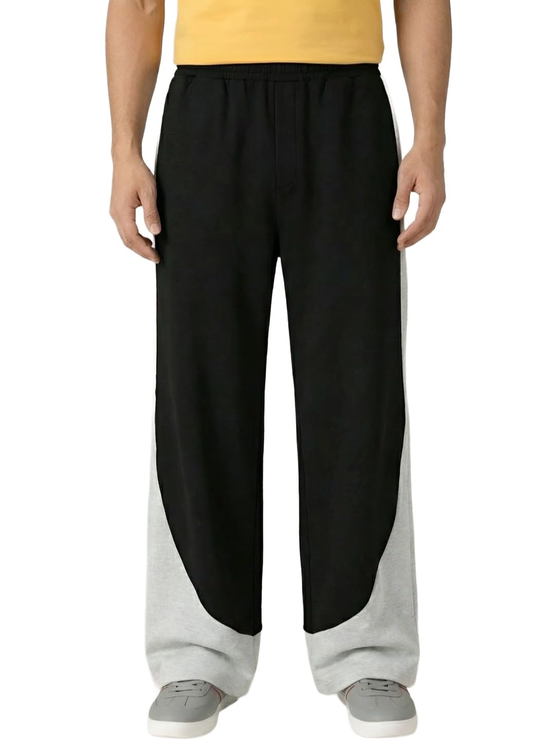 Men’s Plain Loose Fit Trouser | Polycotton Joggers with Elastic Waistband & Side Pockets | Comfortable Gym, Running & Casual Wear Lower TP1-picture-10