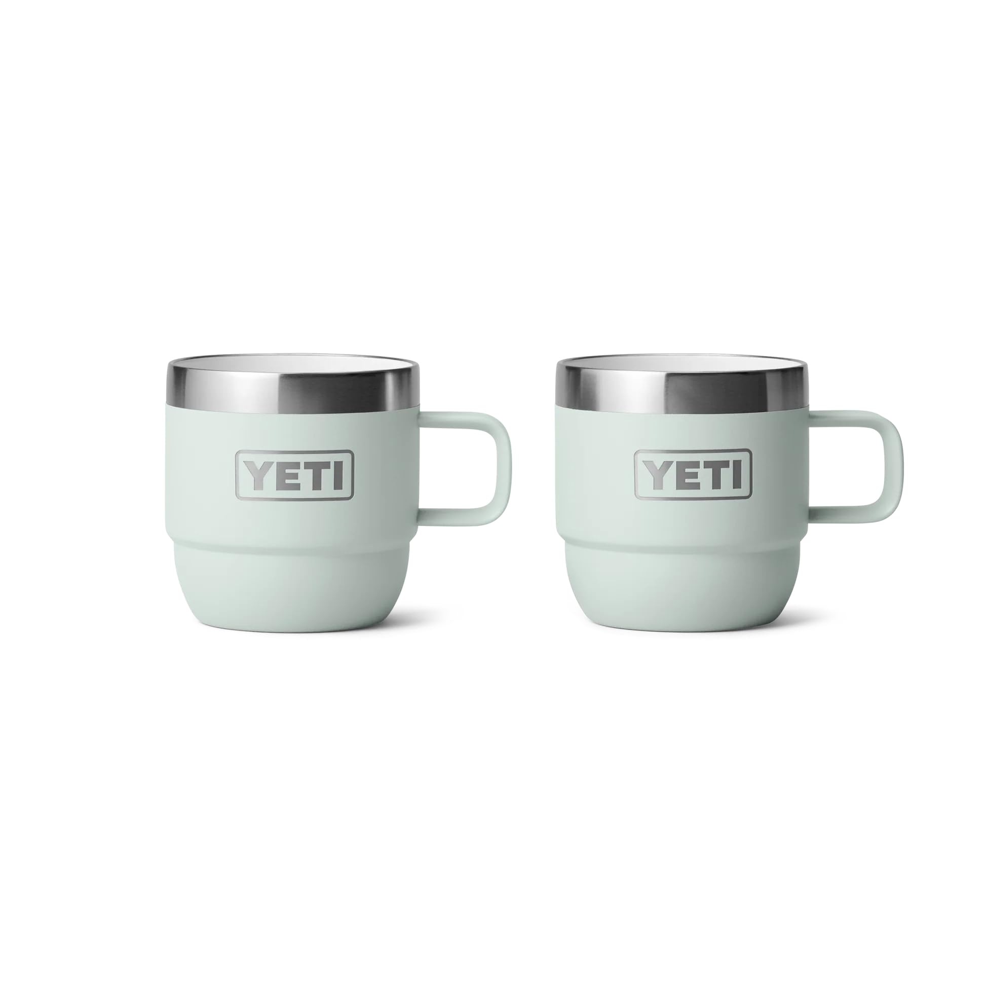 YETI Rambler Taza apilable con revestimiento de cerámica DuraSip, Ridgeline, 2 paquetes de 6 oz (177 ml)