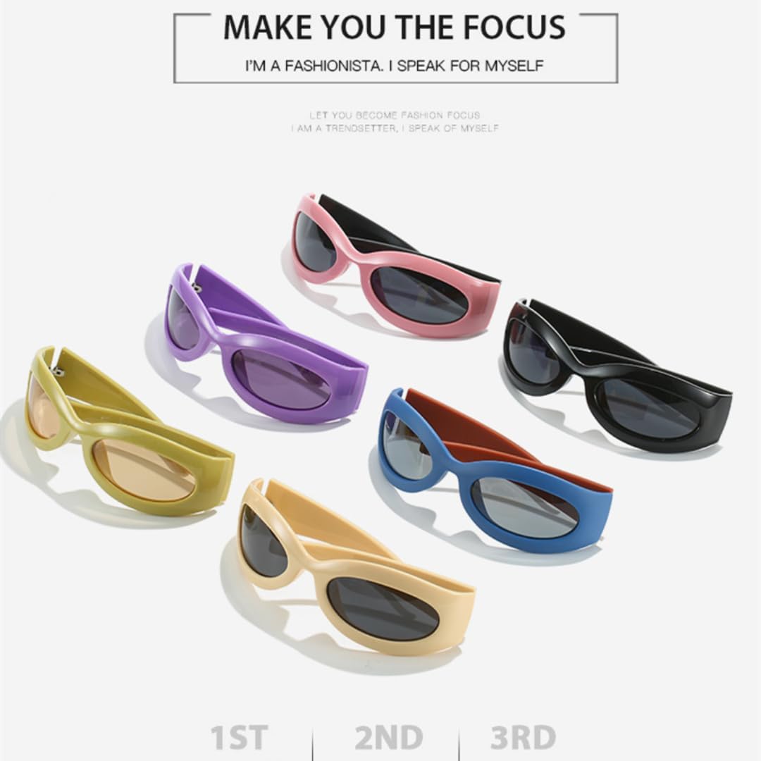 Steampunk Cat Eye Sunglasses Women Men Fashion Punk Shades Eyeglasses Uv400