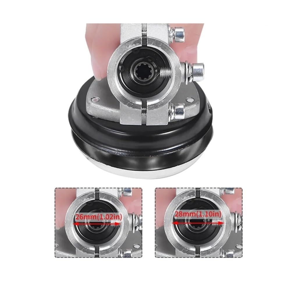 26mm/28mm 7/9 Dientes Caja de Cambios Cabezal de Engranaje desbrozadora Hierba reemplazar pomo de Palanca de Cambios Piezas de cortacésped Herramienta de jardinería(28mm 9t)