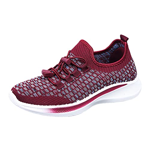Chaussures de course femme pour la gym et le running quotidien en maille souple