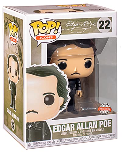 Funko Exclusive Pop! Vinyl - Edgar Allan Poe With Raven