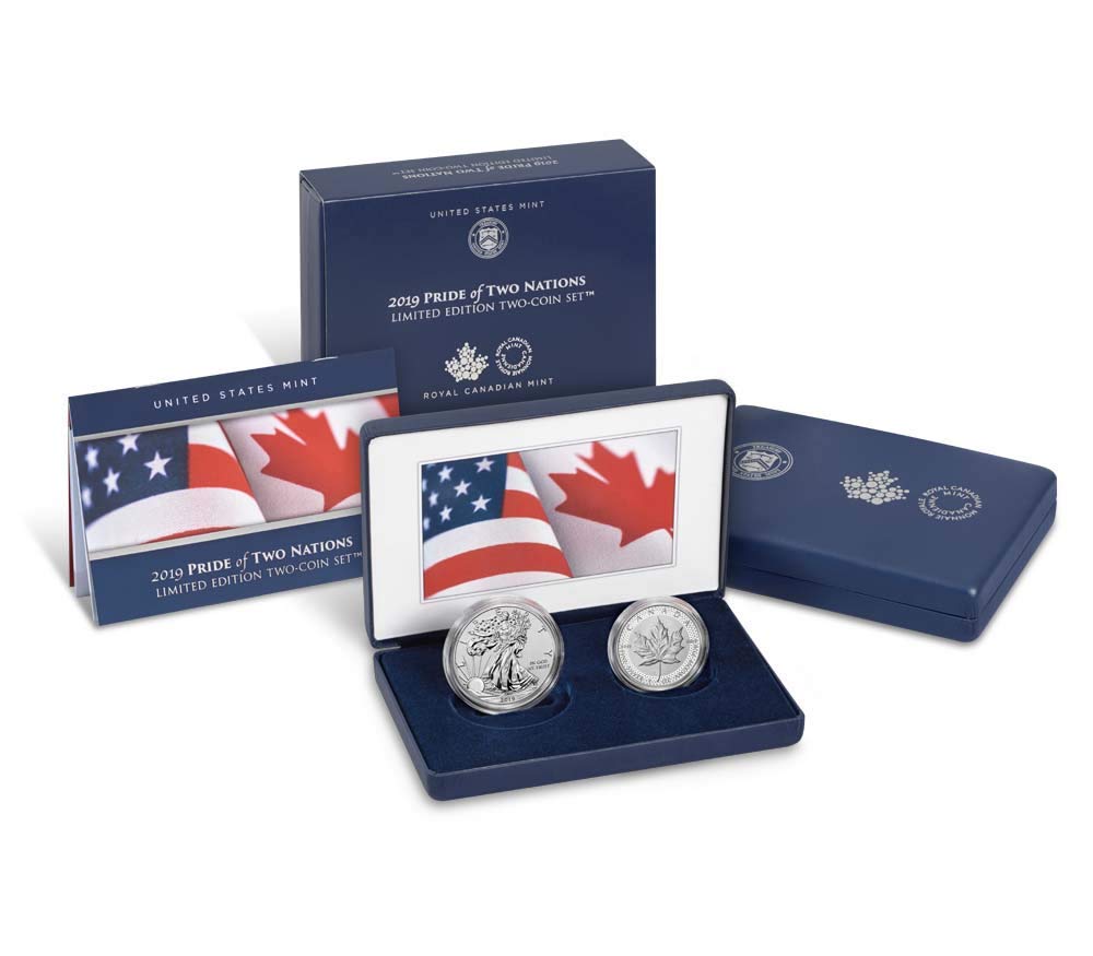 2019 Pride of Two Nations 2-Coin Limited Edition Set (Silver 2019 Pride of Two Nations 2-Coin Limited Edition Set (Silver