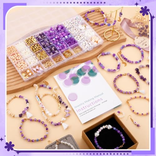 Image of Wurosi Jewelry Making Supplies Kit, Bracelet Making Kit for Adult