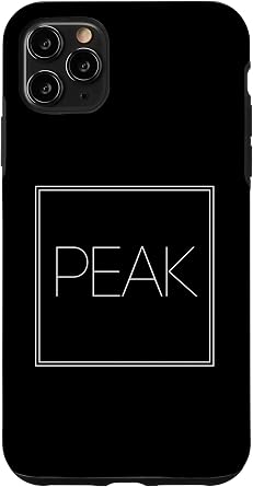 iPhone 11 Pro Max Peak - Minimalist Statement Achieving Heights Goals Case