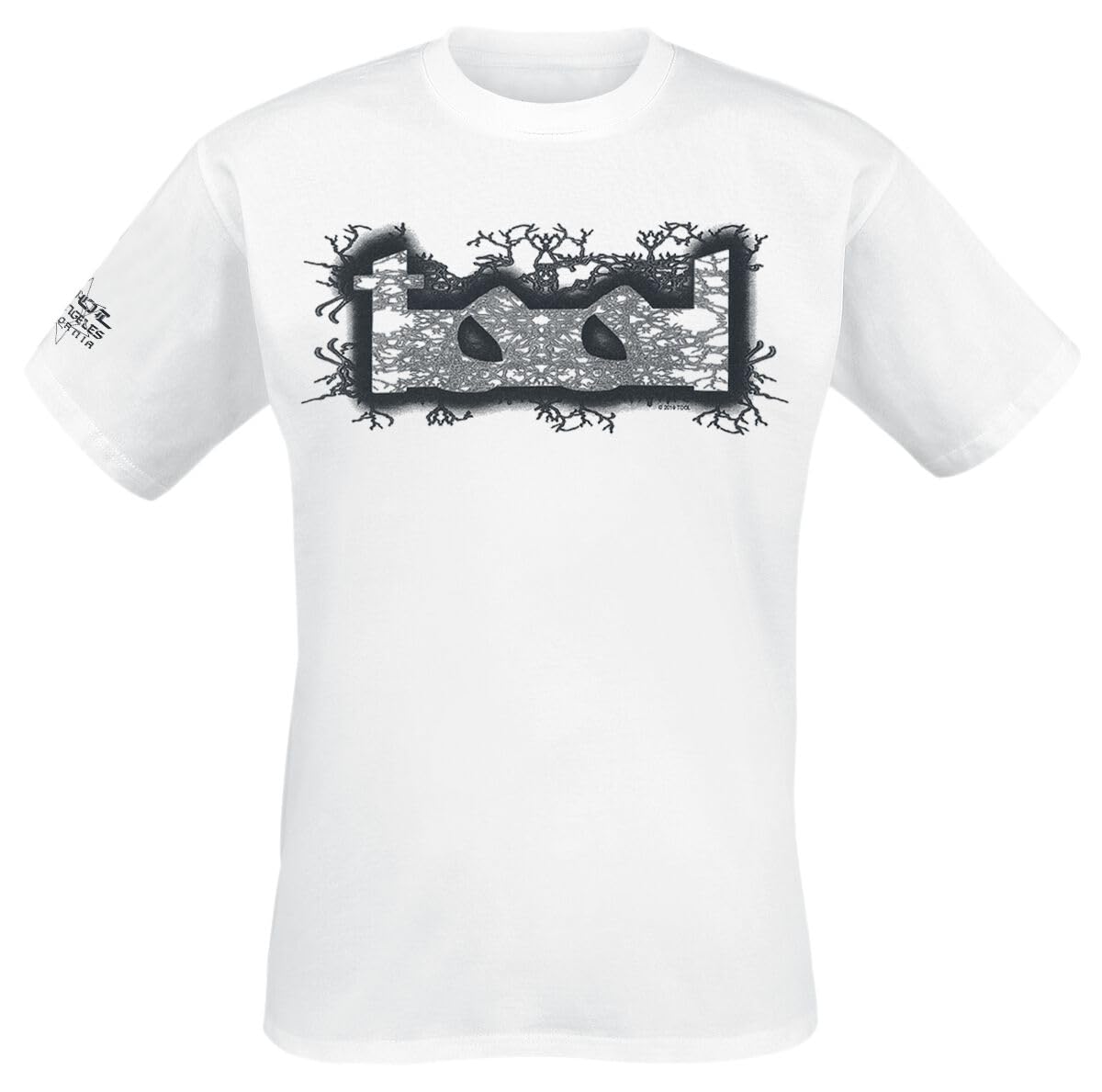 Tool Double Image Men T-Shirt White L, 100% Cotton, Regular