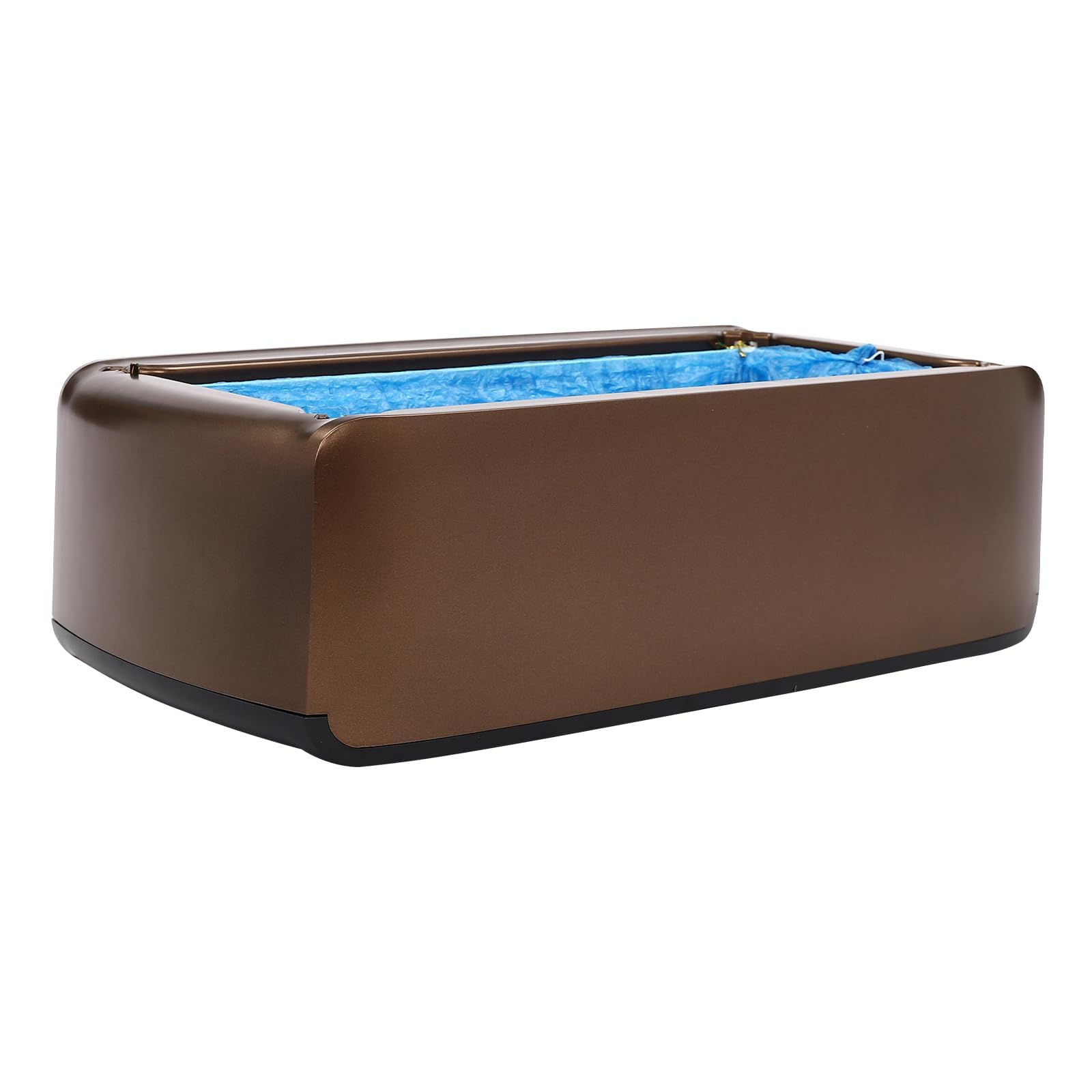 Dispenser automatico di copriscarpe con 100 copriscarpe in plastica usa e getta, macchina protettiva portatile per casa, ufficio, supermercato, fabbrica, laboratorio