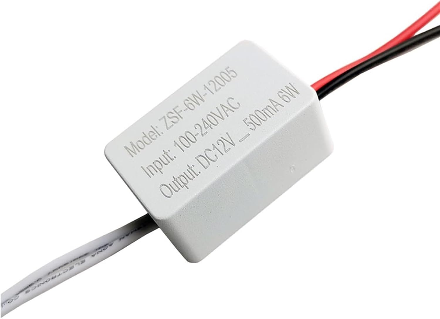 AC220V to DC12V LED Driver Constant Current Constant Voltage 6W Fan Power Supply 500mA Low Voltage for Cabinet Lamp