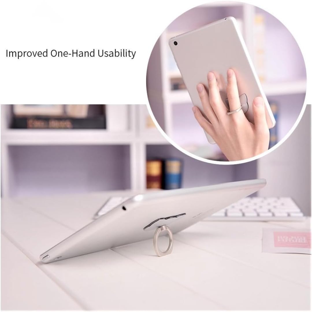 2 Impugnature Ad Anello Per Telefono A Forma Di Gatto - Rotazione 360° E Flip 180° - Adesivo 3M - 3