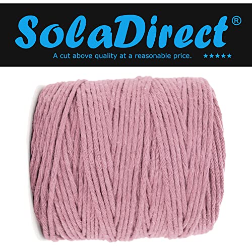 Premium Dusty Rose Macrame Cord - Image 2