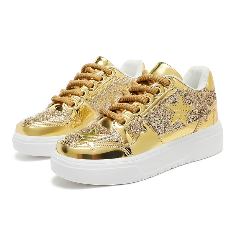 Image of IGxx Women Platform Glitter Sparkly Dressy Sequin Disco Sneakers