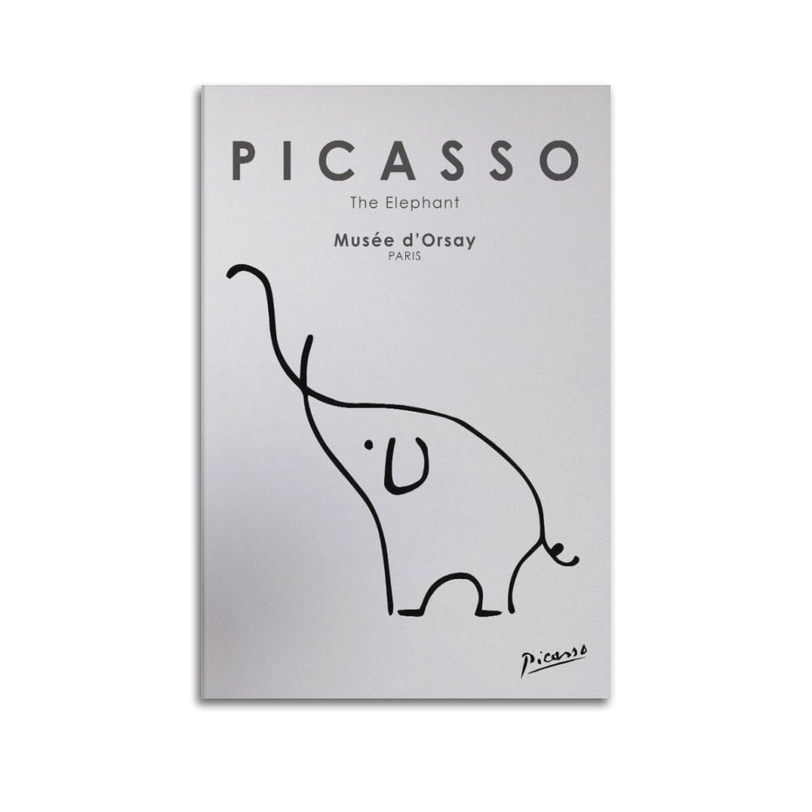 xiaoxiaoshen Picasso Line Minimalist Gallery Canvas Poster Wall Art Prints Room Aesthetic Murals Bedroom And Living Decorations 20x30inch(50x75cm)