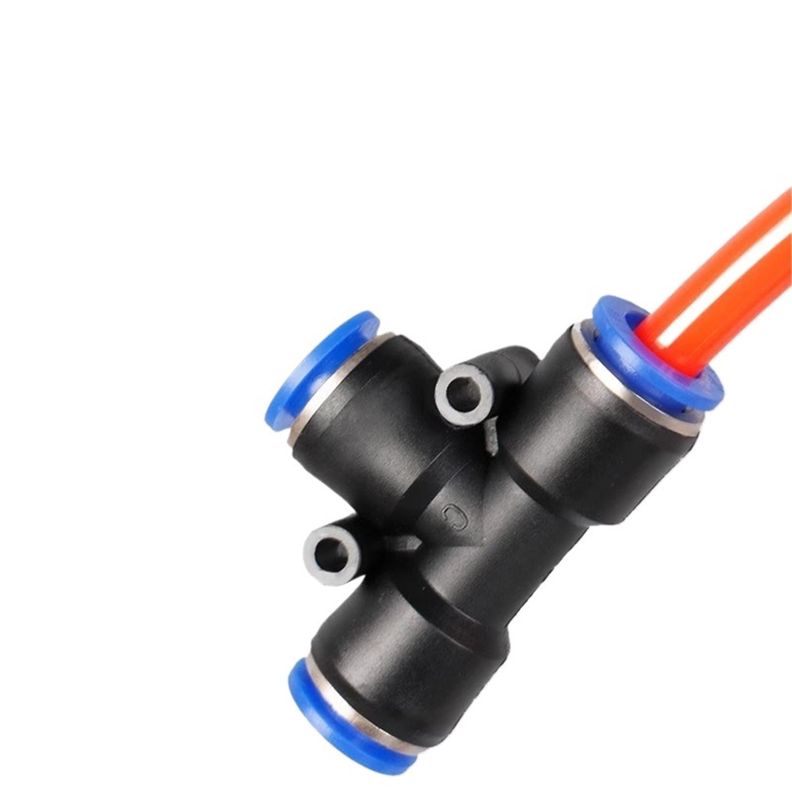 Conectores neumáticos rápidos de 20/50 piezas, conectores de manguera de aire, plástico PE, PEG, 4 mm, 6 mm, 8 mm, 10 mm y 12 mm.(PEG 8-6,20 PCS)