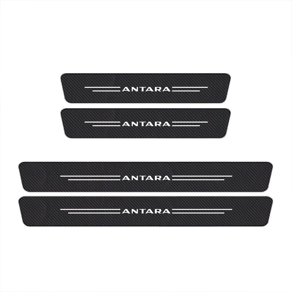 Sdyayfge Normal 4Pcs Kick Plates Car Door Sill Protector,For Opel Antara