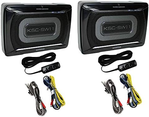 Amazon Co Jp Kenwood Ksc Sw11 8 1 4x5 1 8 150w ロープロファイル 増幅式カーサブウーファーエンクロージャ 2個パック 車 バイク