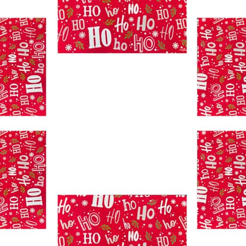 Kit 12 Lugares Jogo Americano De Natal Com Porta Copos Inclusos 6 Lugares Noel Estampa Divertida Enf