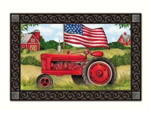 Magnet Works MatMate - Patriotic Tractor