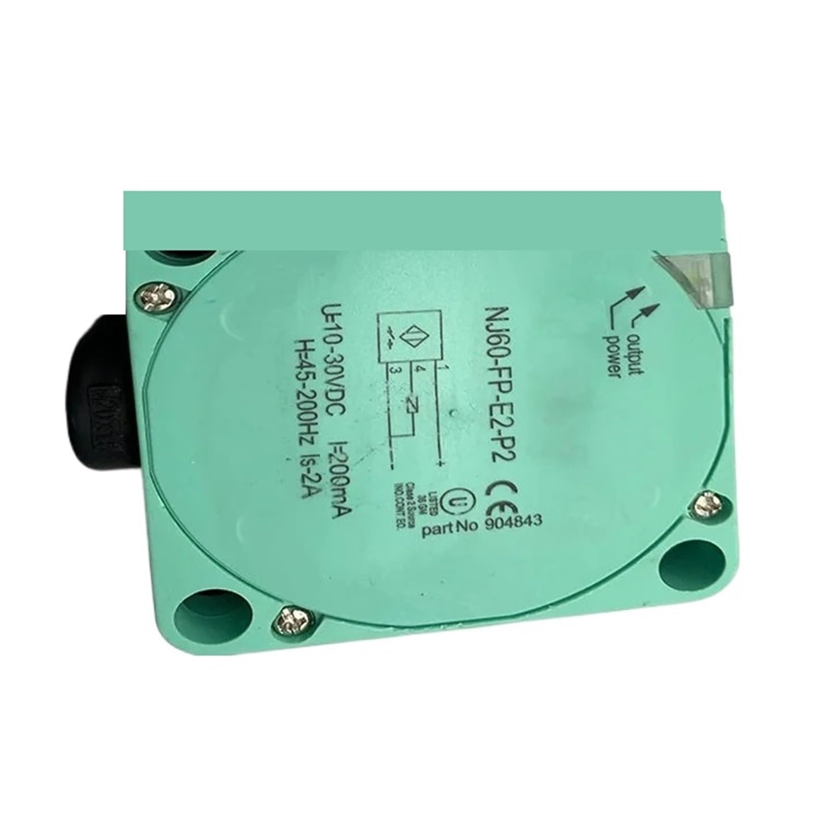 Capteur NJ60-FP-E2 de haute précision boîtier robuste pour l'industrie