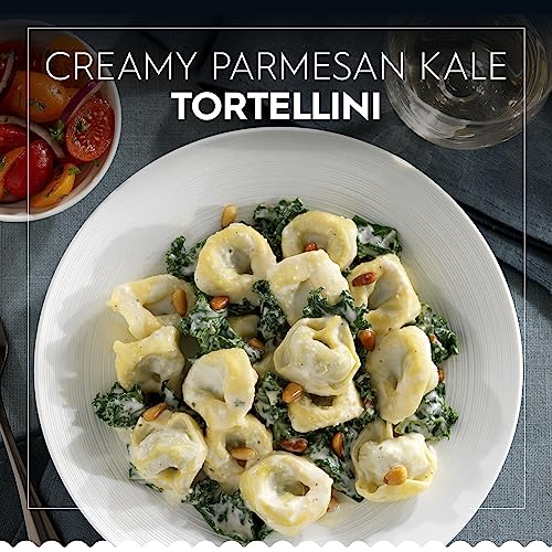 Barilla Cheese & Spinach Tortellini Pasta, 12 Oz. Bag (Pack Of 8) - 6 Servings Per Bag - Pantry Friendly Dried Tortellini - Made With Non-Gmo Ingredients #TOP1
