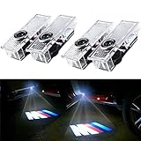 Super coole LED-Logo-Projektion auf dem Boden für BM-W M. Die High Definition wird beim Öffnen der Autotür automatisch die Projektion aktivieren
