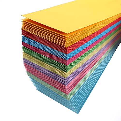 Xfehjik 100 Pack Colorful Cash Envelopes 6.5X3.5 Envelope Money Saving Challenge -Large Money Envelopes For Cash, Budgeting, Check, Coin, Tickets, Jewelry, Small Items， Gifts Cards (Multicolor) #TOP4