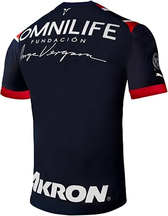 PUMA Chivas Men's Alternative Jersey 22/23 (as1, Alpha, l, Regular, Regular) Red, Blue