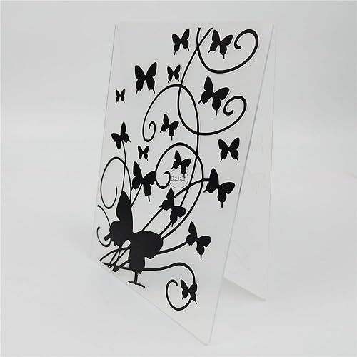 Vista 28 de DzIxY Geometría Fondo Plástico Carpetas de grabación en relieve para tarjetas Suministros DIY Papel 3D Scrapbook Plantillas Álbum Artesanía