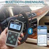 AUTOUTLET OBD2 Diagnosegerät, Wireless Bluetooth-Verbindung, OBD EOBD Auto Diagnosegerät 10 OBD2 Modi & 10 Sprachen, Batterie-Erkennung, Auto Motor Auslesegerät mit definierbare Taste OBD2 Scanner – Ansicht 4