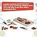 Kidzlane African American Boy Wooden My Body Puzzle for Toddlers - 29 Piece Girls Anatomy Puzzle Kid Play Set - Anatomy for Kids, Skeleton Toys for Kids Ages 3 Plus