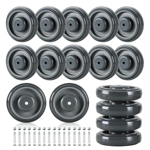Is it possible to fix a wheel on skyway luggage 16 Pack Shopping Cart Replacement Wheel Set