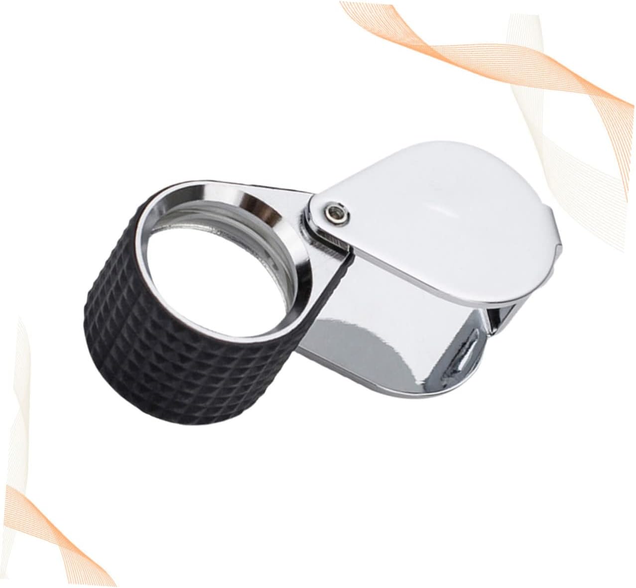 Portable Jewelry Magnifier Metal Case Led Illuminated Loupe for Gem Testing and Inspection Handheld Magnifying Glass for Coins Plants and Crafts Leather Metal