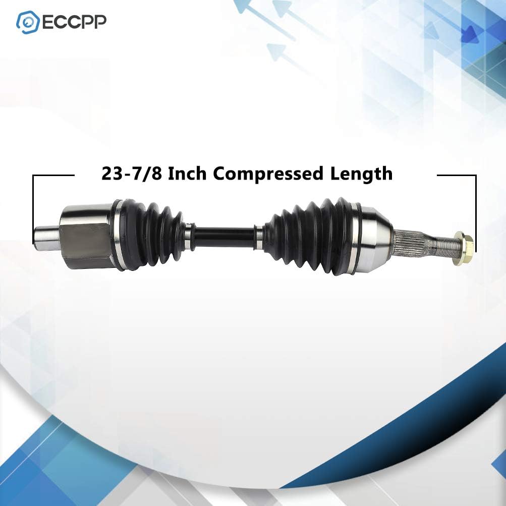 ECCPP CV Axle Shaft Assembly fit for 1997-2008 for Buick for Chevrolet for Oldsmobile Century Park Avenue Allure LaCrosse Lucerne LeSabre Impala 3.1L 3.8L 3.6L 3.4L 3.5L 3.9L Front Left NCV10235