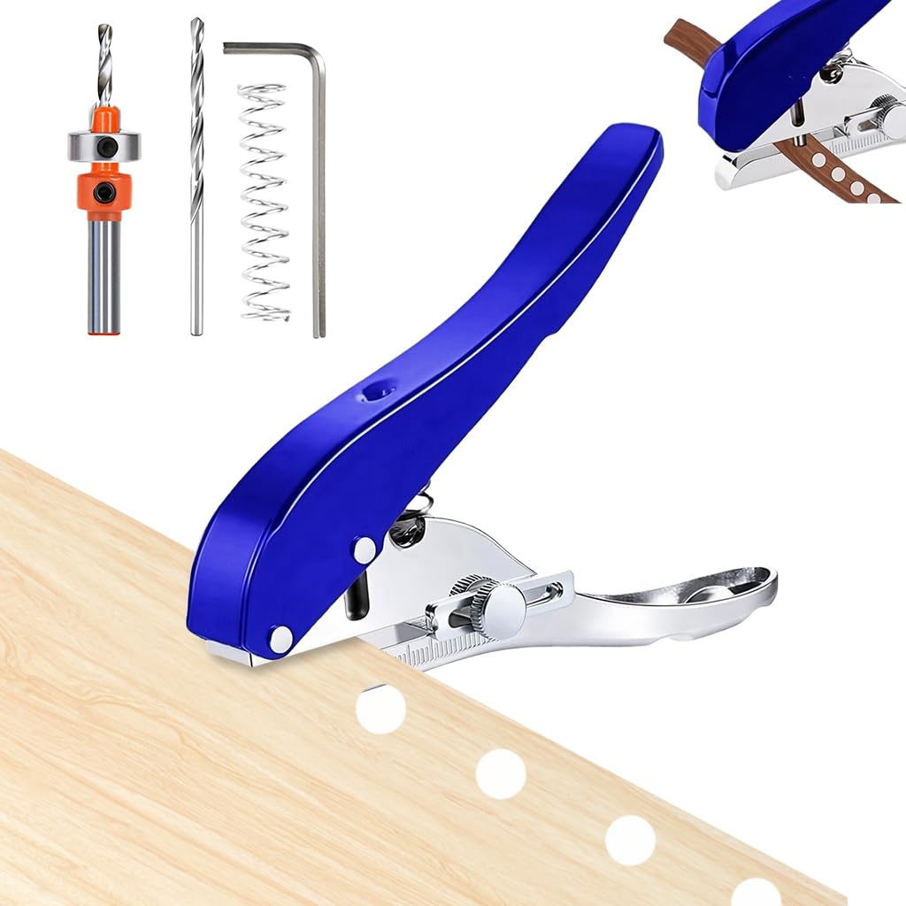 Serplex Heavy Duty Hole Punch - 8mm Manual Punch Tool -1