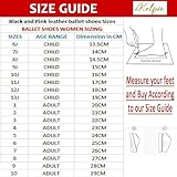 iKelpie Black Ballet Shoes for Girls Leather Ballet Flats Sole Dance Yoga Gymnastics Slippers for Girls Toddlers Men’s Women & Boys - Image 2
