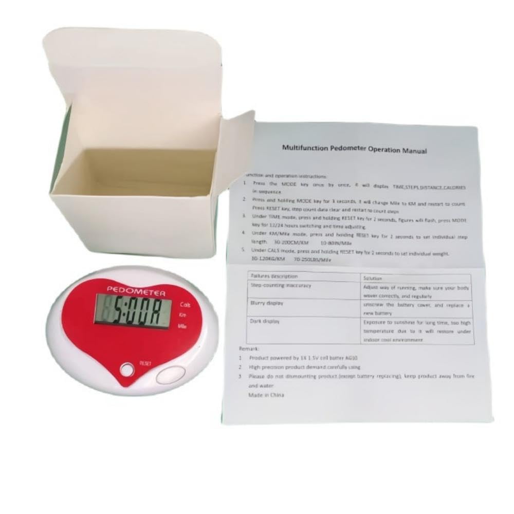 Sealegend Pedometer for Walking, Simple Step Counter for Men Women Kids Adults Seniors, Portable Back can be Clipped Pedometer