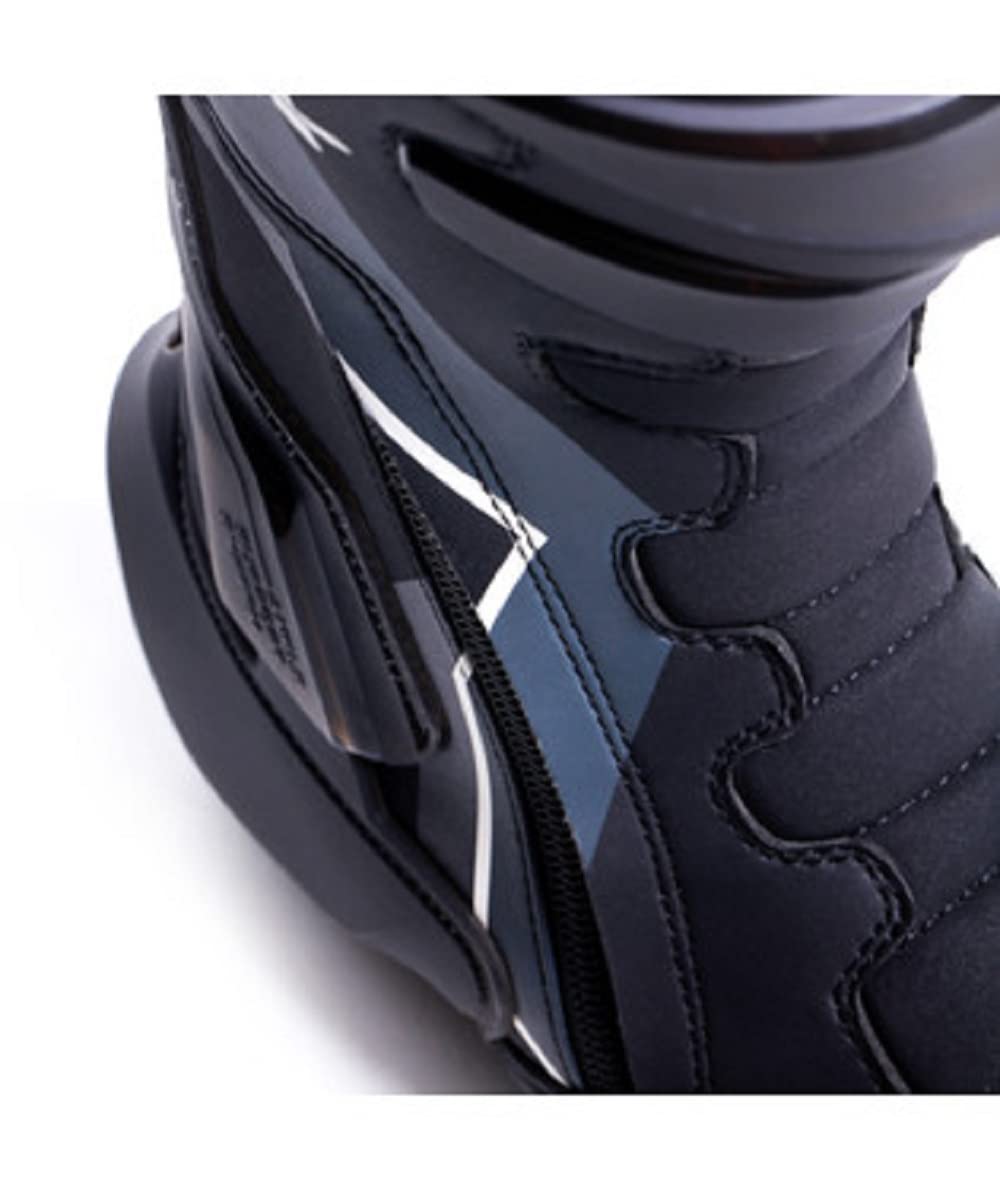 TCX - S-TR1, Stivale da Moto Donna, Stivali Sportivi, Tomaia in Microfibra, Chiusura con Zip Elastica Laterale e Velcro