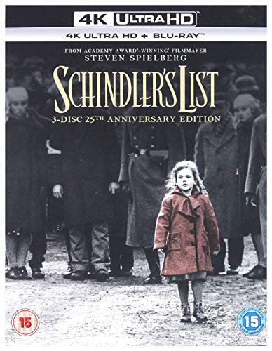 Schindler's List - 25th Anniversary Bonus Edition (4K Blu-ray Ultra-HD) [2018] [Region Free]