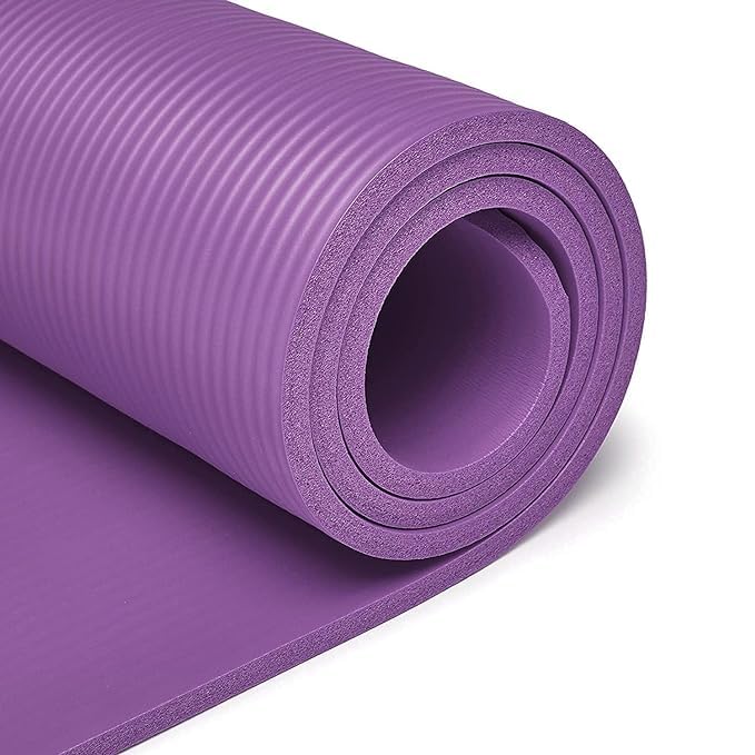 KiaraHome EcoFriendly Anti-Slip, Anti-Skid Yoga Mat for Workout Exercise Gym & Yoga (4 mm, Multicolor) Yoga Mat (Purple)-image-6