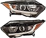 Headlight Set of 2 Compatible With 2019-2022 Honda HR-V Clear Lens Halogen With bulb(s) Driver and Passenger Side