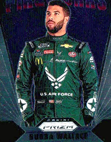 2020 Panini Prizm Fireworks #16 Bubba Wallace U.S. Air Force Richard Petty Motorsports Chevrolet NASCAR Racing Trading Card