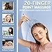 Winyoung Head Massager Scalp, Electric Scalp Massager with 20 Metal Fingers – Head Scratcher & Hair Massage Tool, Waterproof Head Massage for Stress Relief, Stocking Stuffers Gift for Women & Men