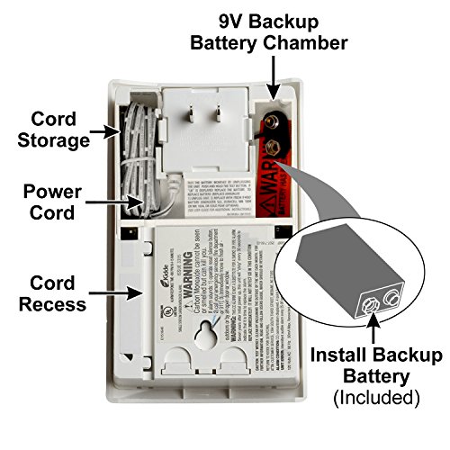 Kidde AC Plug-In Carbon Monoxide and Explosive Gas Detector Alarm | Nighthawk Sensor Technology | Model # KN-COEG-3